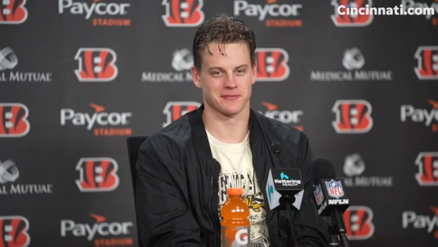 Headband Joe Burrow goes viral during Bengals' offseason workout