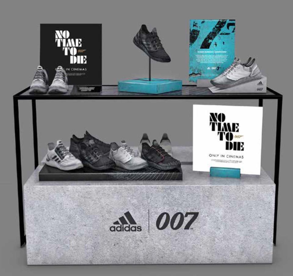 Adidas ‘No Time to Die’ sneakers - Credit: UAR