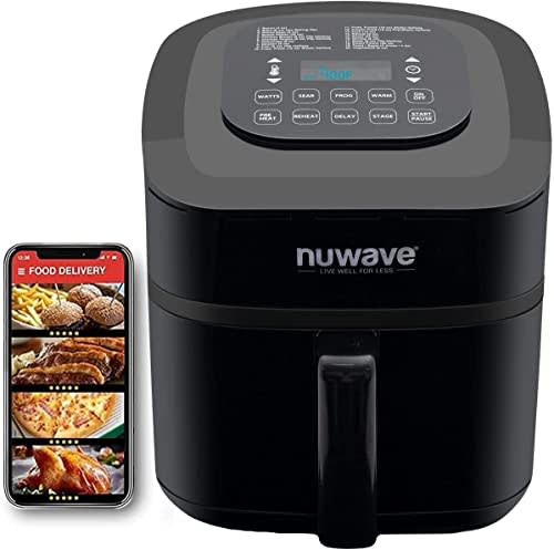 Nu Wave Brio 7-in-1 Air Fryer Oven, 7.25-Qt with One-Touch Digital Controls, 50?- 400?F Temperature Controls in 5? Increments, Linear Thermal (Linear T) for Perfect Results, Black (Amazon / Amazon)