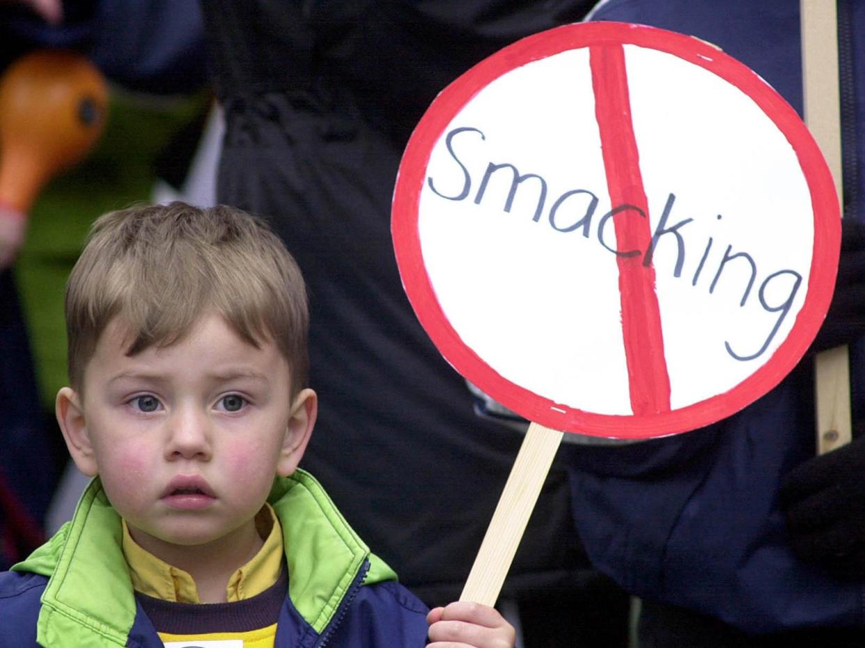 The move would make Scotland the first part of the UK to introduce a ban on smacking children: PA