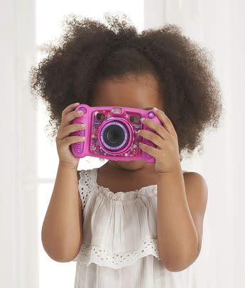 Get 41% off when you grab this Kidizoom camera. It takes high quality photos and videos, and kids can even add funny effects to their creations!