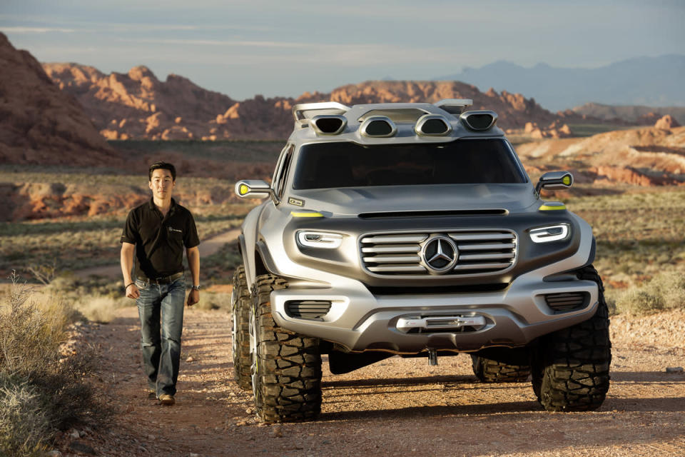 The Mercedes Ener-G-Force concept, developed for the 2012 Los Angeles Auto Show Design Challenge