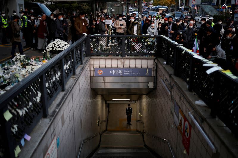 FILE PHOTO: South Korea in mourning after deadly crowd crush