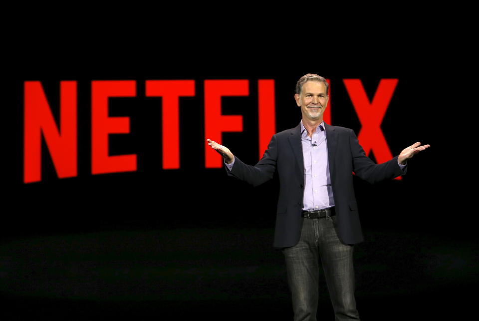 Netflix創辦人里德．哈斯廷斯。R圖片來源：REUTERS/Steve Marcus  