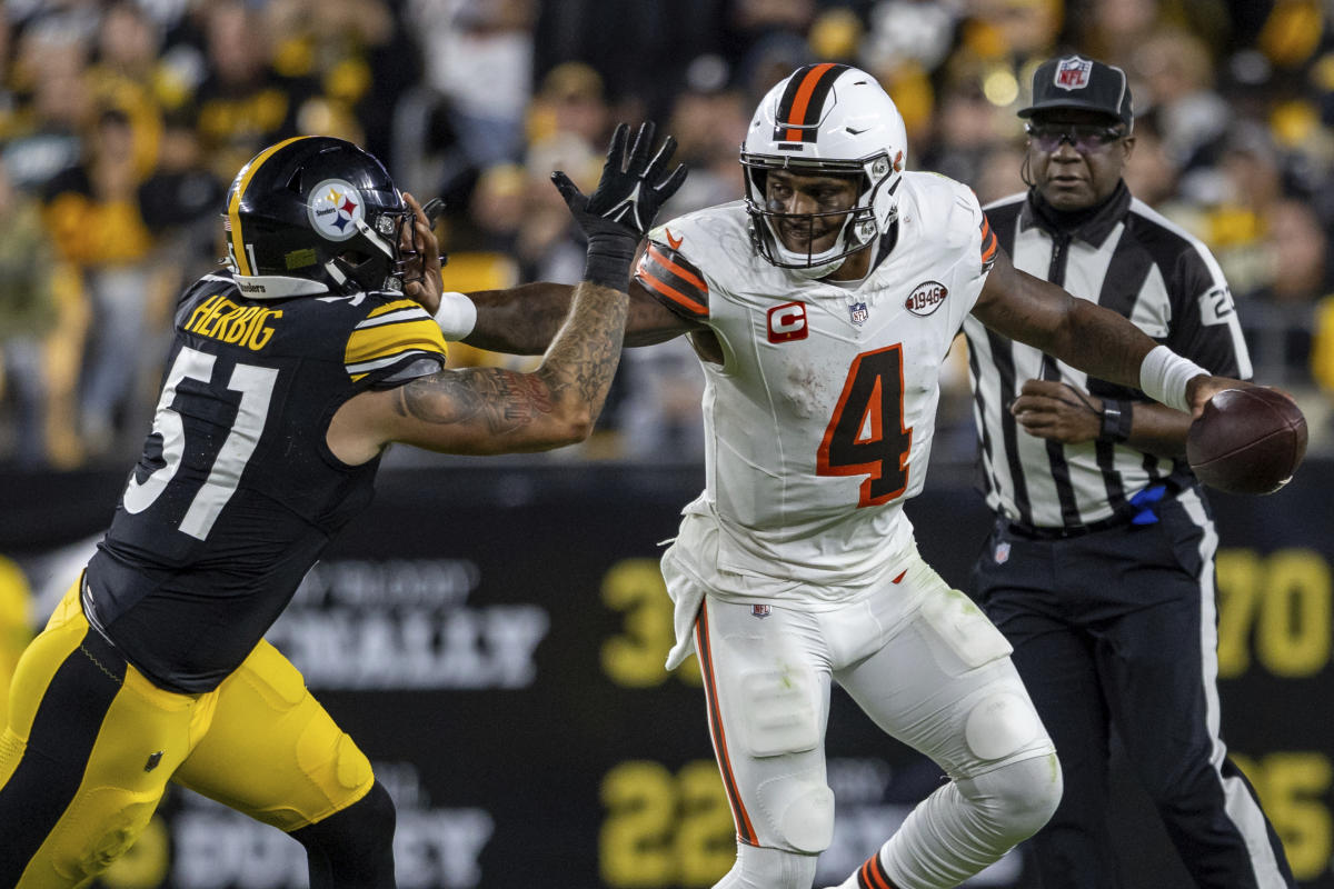 NFL will not discipline Browns QB Deshaun Watson for contact with official  during loss to Steelers