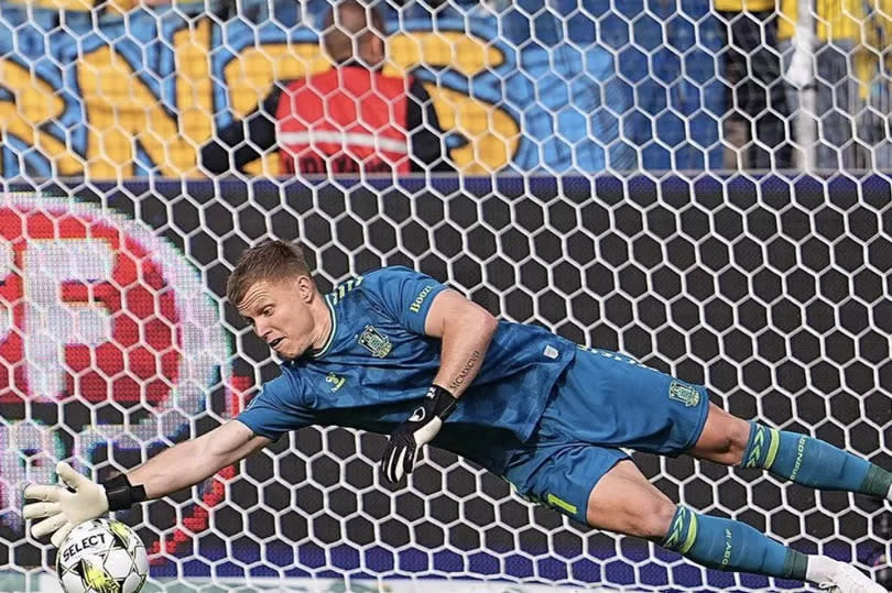 Patrick Pentz in action for Brondby -Credit:Patrick Pentz / Instagram