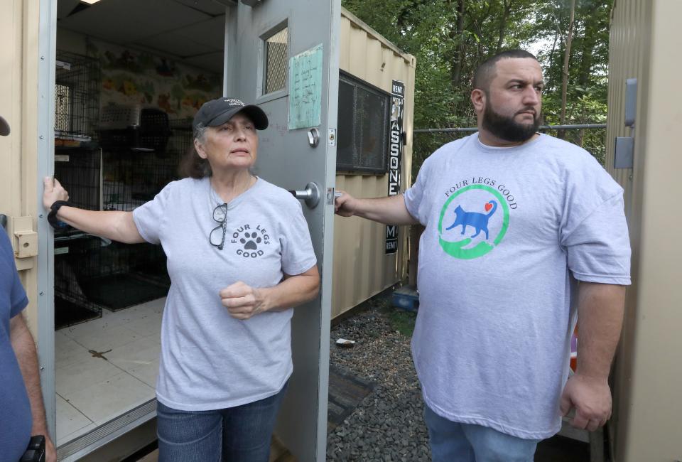 Nixie Gueits of Four Legs Good, and Michael Sanducci, a former Hi-Tor director will be running the Hi Tor Animal Care Center in Ramapo for Rockland Green Sept. 22, 2023.