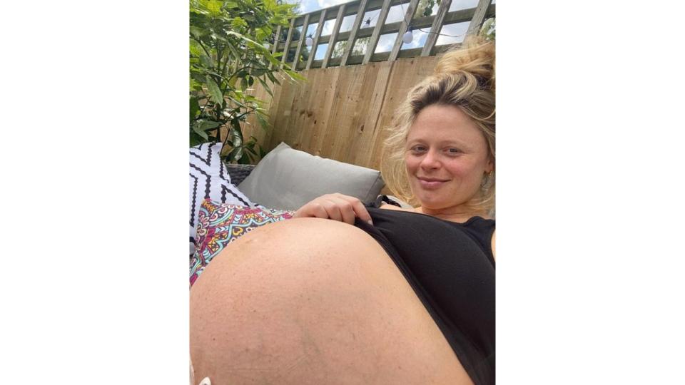 A pregnant Emily Atack