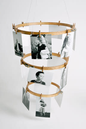 Embroidery Hoop Photo Holder