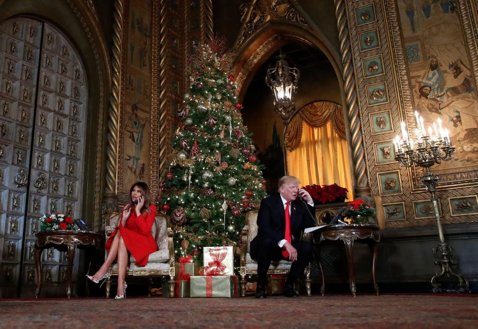 trump melania library mar a lago