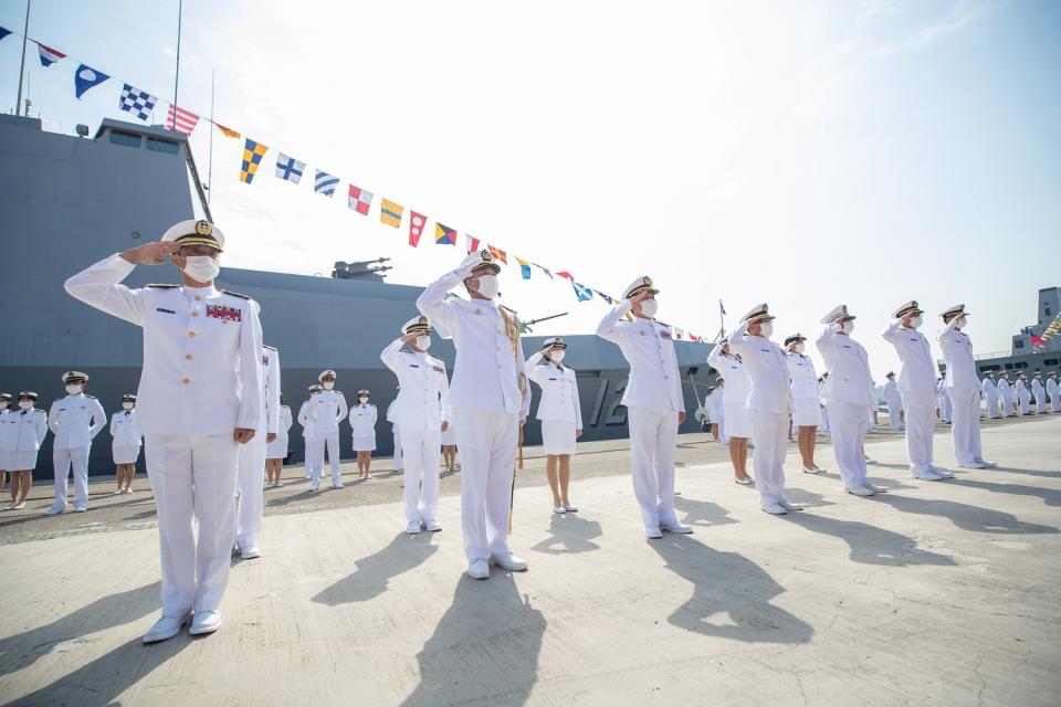 海軍敦睦艦隊。   圖：翻攝自中華民國海軍臉書