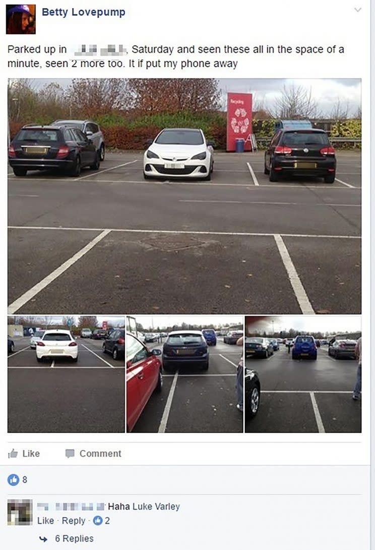 The Facebook site targets what it calls bad parkers (Mercury Press)