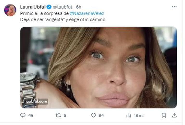 Laura Ubfal contó la primicia de la ida de Nazarena Vélez de LAM