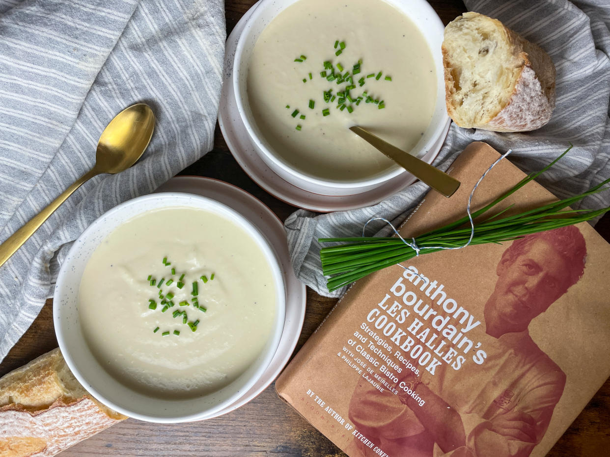 Anthony Bourdain's first-ever cookbook contains a recipe for Vichyssoise. (Photo: Jenny Kellerhals)