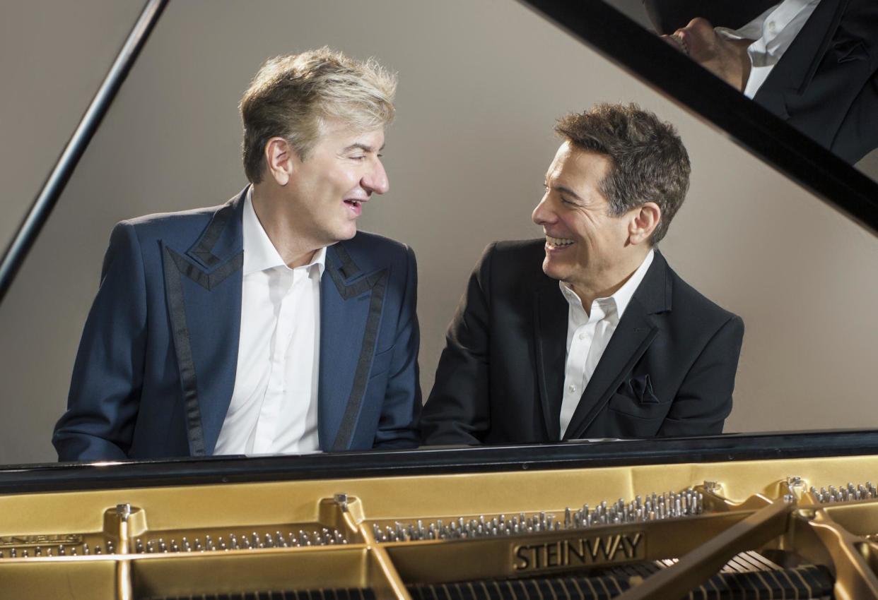 <span>Yves Thibaudet and Michael Feinstein.</span><span>Photograph: Michael Blank</span>