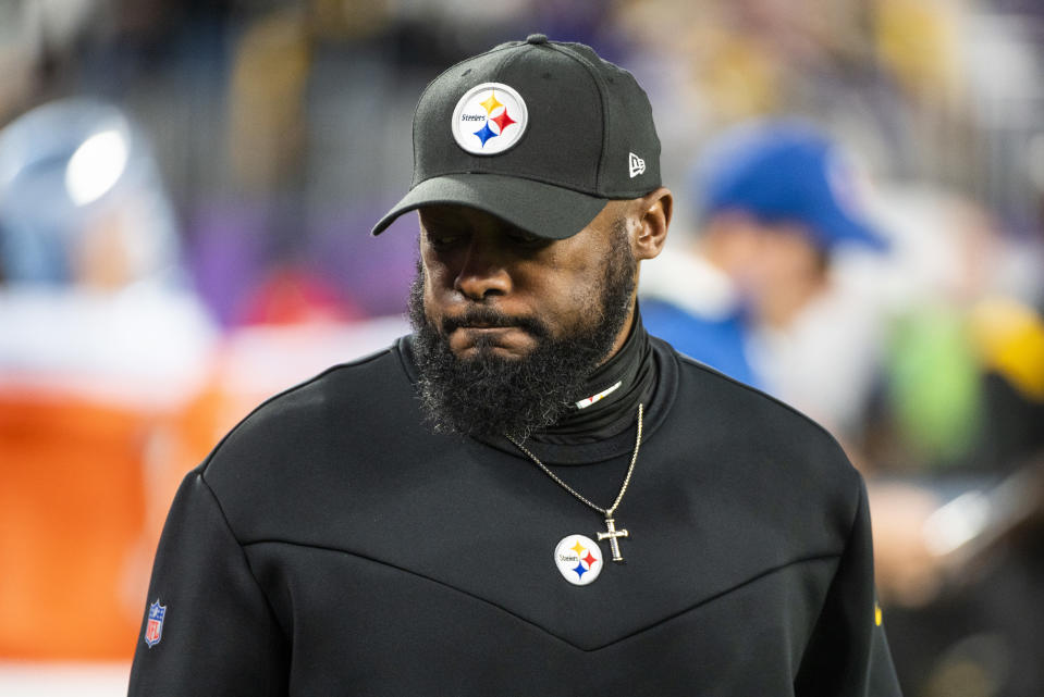 Mike Tomlin usually supports the NFL's taunting crackdown. (Photo by Stephen Maturen/Getty Images)