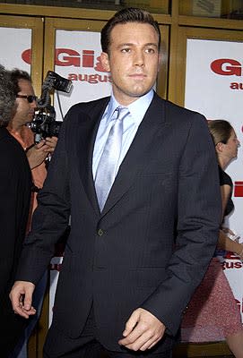 Ben Affleck at the LA premiere of Gigli