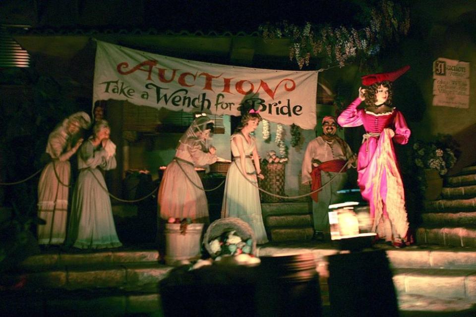 Disneyland's <em>Pirates of the Caribbean</em> attraction in Anaheim, California