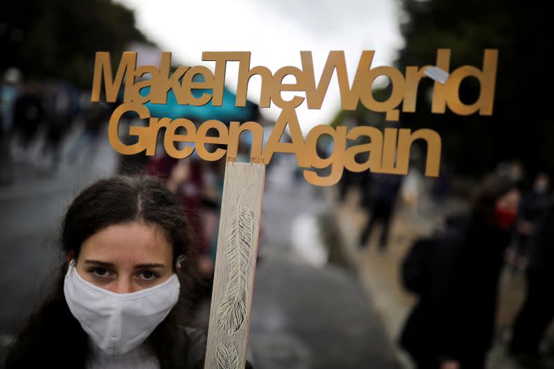 FILE PHOTO: Fridays for Future activists protest in Berlin