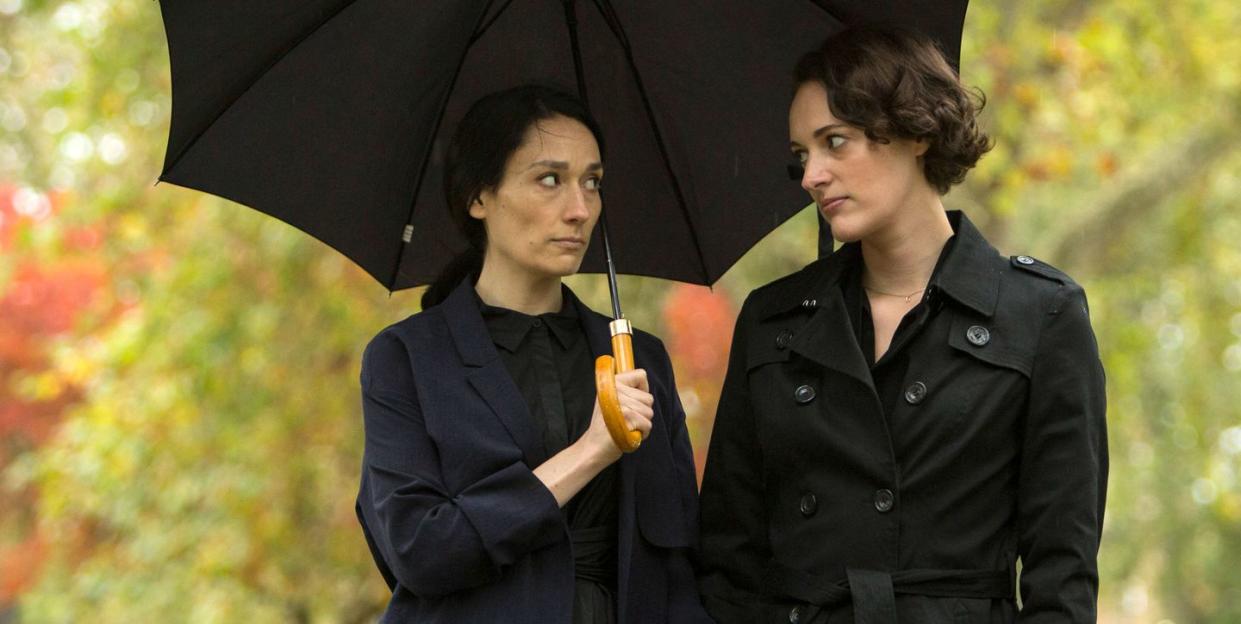 sian clifford as claire, phoebe waller bridge as fleabag, fleabag season 2