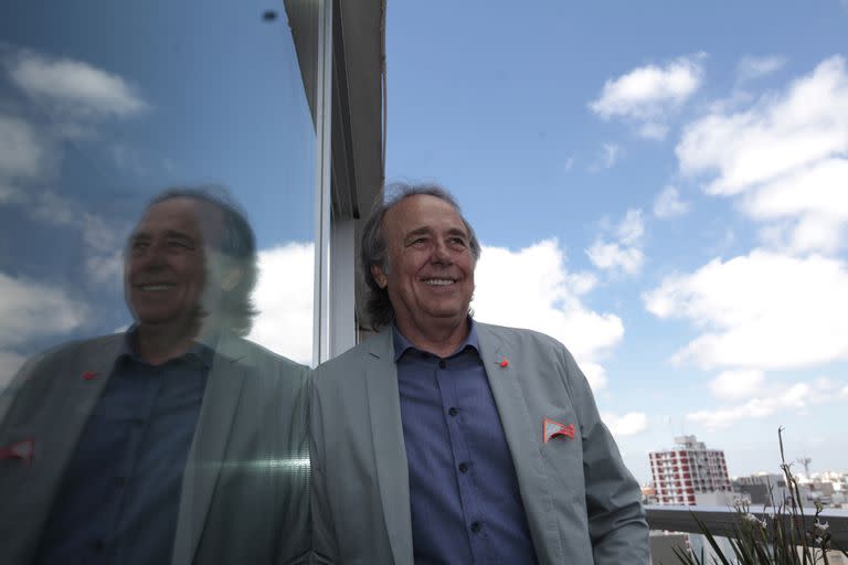 Serrat, en una de sus visitas a Buenos Aires