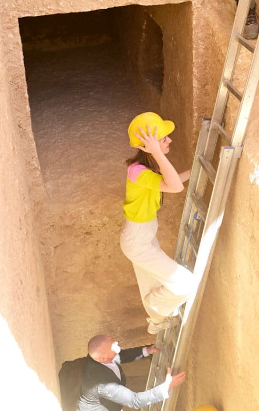 Elisabeth y Matilde de las belgas en Egipto