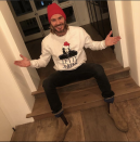 <p>A dedicated <em>Game of Thrones</em> fan, the soccer star wore his Jon Snow Christmas sweater with pride on Friday. “It’s official it’s December,” he wrote. “Let it snow Let it snow Let it snow.” (Photo: <a rel="nofollow noopener" href="https://www.instagram.com/p/BcI96Gbhhth/?taken-by=davidbeckham" target="_blank" data-ylk="slk:David Beckham via Instagram;elm:context_link;itc:0;sec:content-canvas" class="link ">David Beckham via Instagram</a>) </p>