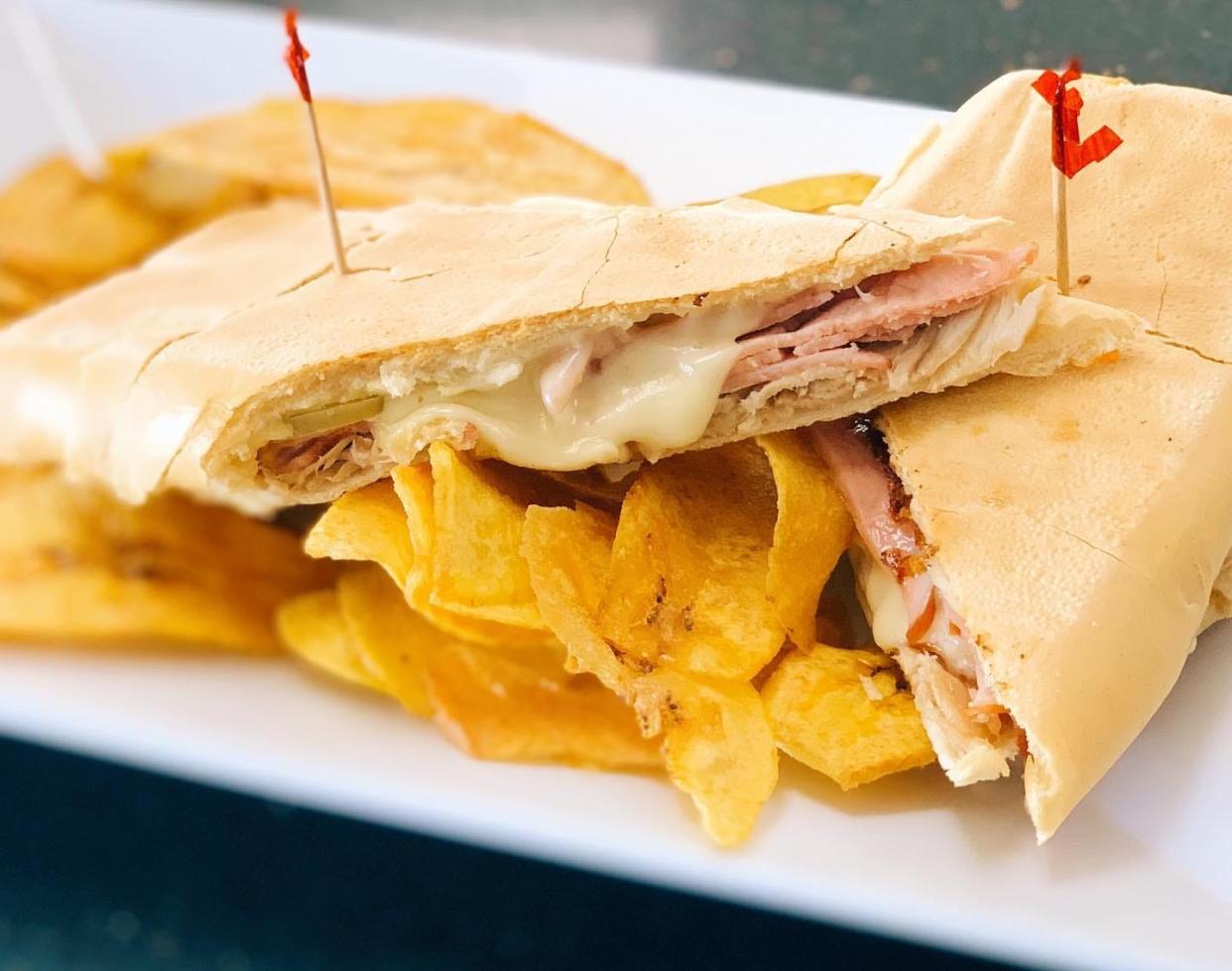 At Tropical Bakery in Palm Springs, the Cuban sandwiches are served on freshly baked and toasted Cuban bread.