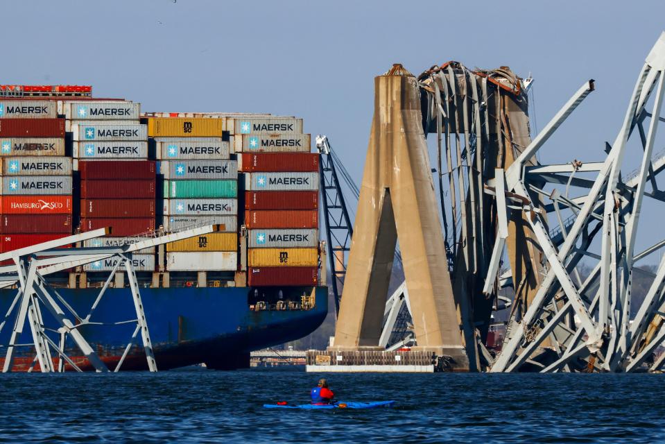 Maryland Bridge Collapse (Copyright 2024 The Associated Press. All rights reserved.)