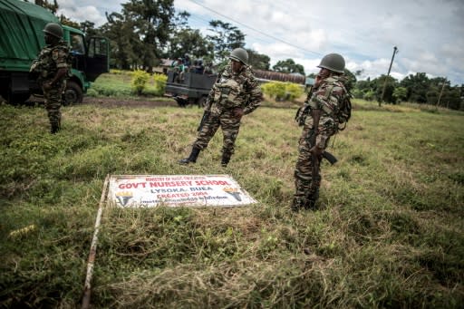 The Cameroonian army secured a polling station in Lysoka, near Buea in the southwest