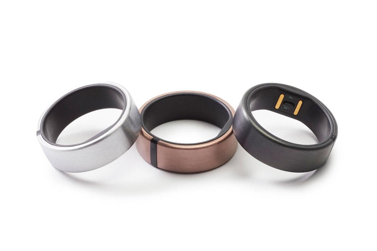 Motiv rings are made out of lightweight titanium and waterproof to 165 feet: Motvi