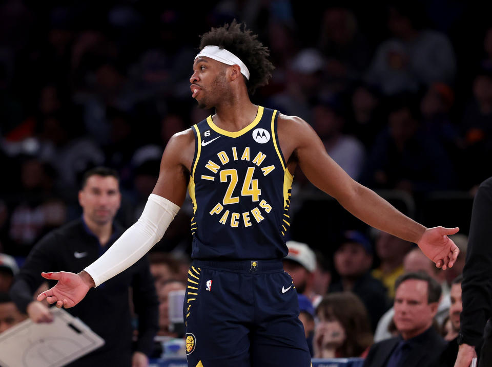 Buddy Hield。（Photo by Elsa/Getty Images）