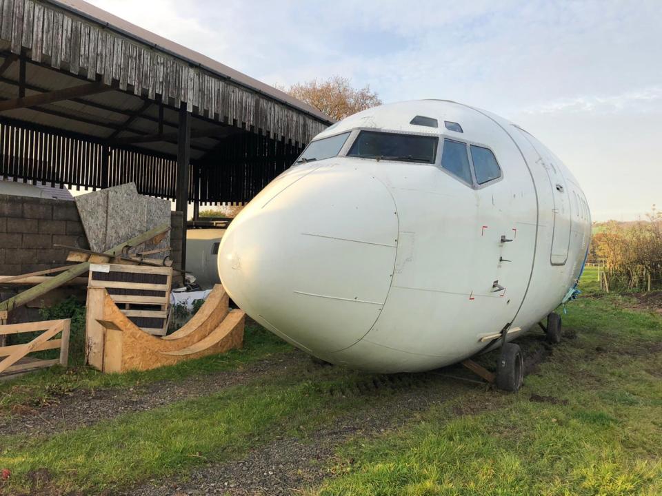 Steve Jones Boeing 737 camper trailer / caravan