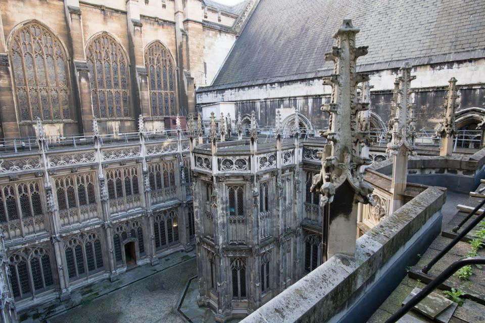 A view over a courtyard at the Palace of Westminster (PA) (PA Archive)
