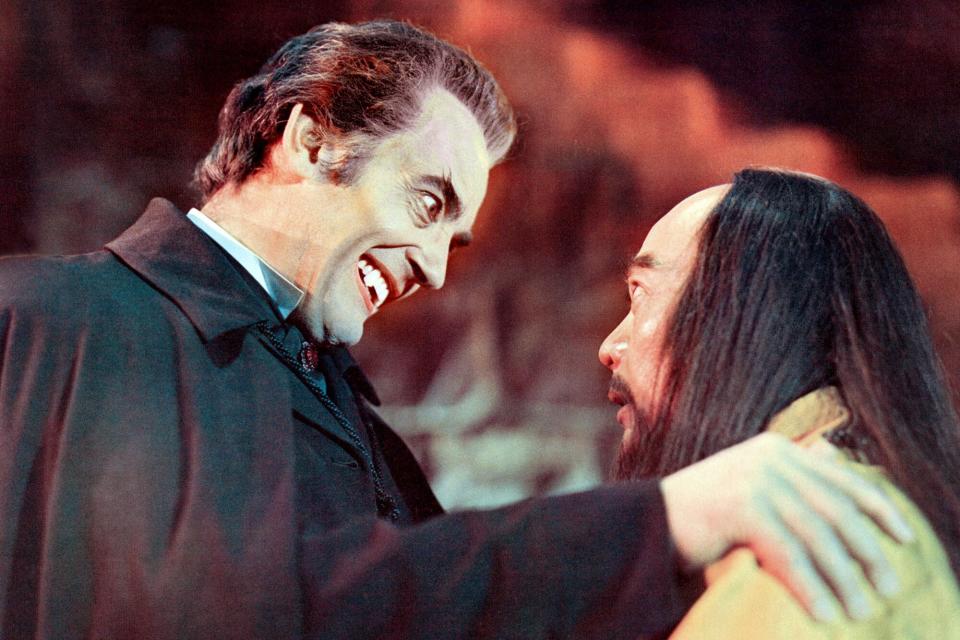 Best Hammer Horror films THE LEGEND OF THE SEVEN GOLDEN VAMPIRES, (aka THE LEGEND OF THE 7 GOLDEN VAMPIRES)