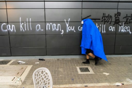 The Hong Kong Polytechnic University campus has been the focus of the city's protest movement in recent days