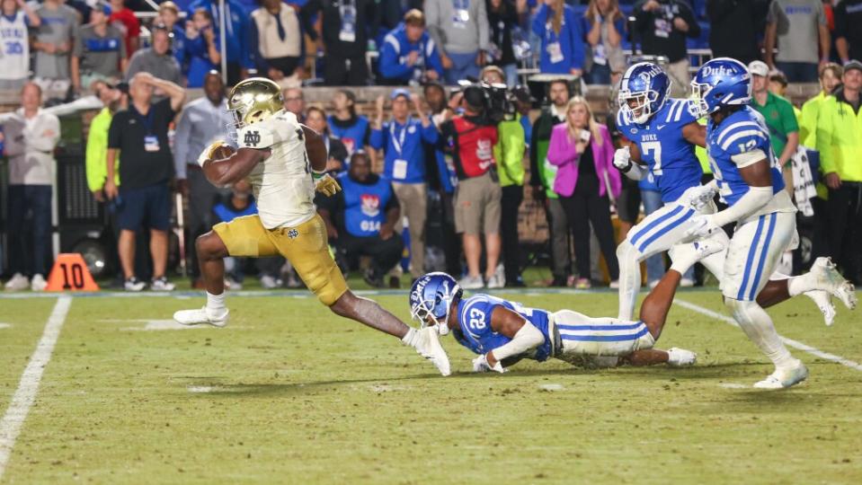 COLLEGE FOOTBALL: SEP 30 Notre Dame at Duke