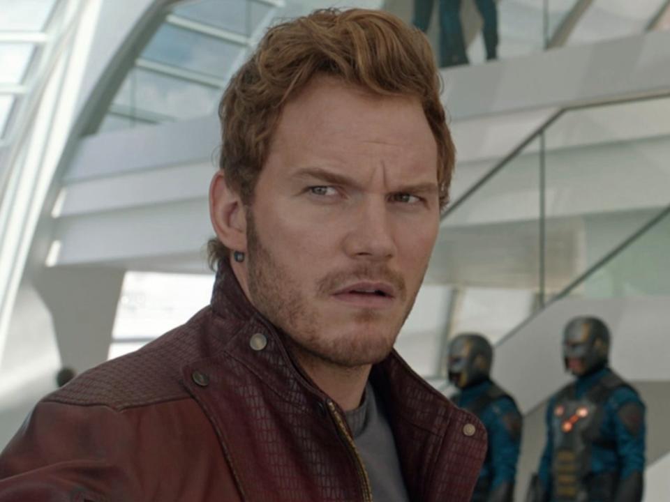Chris Pratt as Peter Quill/Star-Lord in "Guardians of the Galaxy."