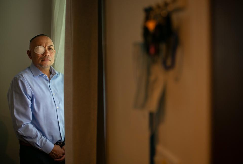 Rafael Salgado poses for a portrait at his home on Tuesday, June 1, 2021