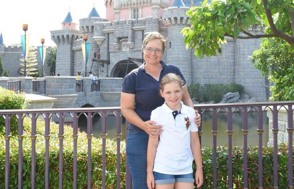 A huge Disney fan, Abbie visited Disneyland with her mum Amanda, who hopes the pair can go back one day. Source: GoFundme / Facebook