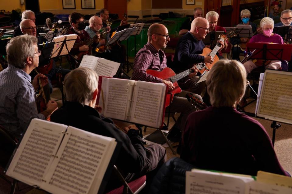 The New York Mandolin Orchestra will celebrate 100 years of performing in April, making it one of the oldest continually playing mandolin orchestras in the country. James Keivom