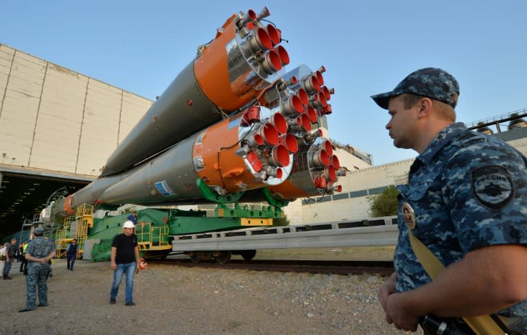 The Russian Soyuz MS-05 spacecraft is due to take off from the Baikonur cosmodrome in Kazakhstan on July 28, 2017