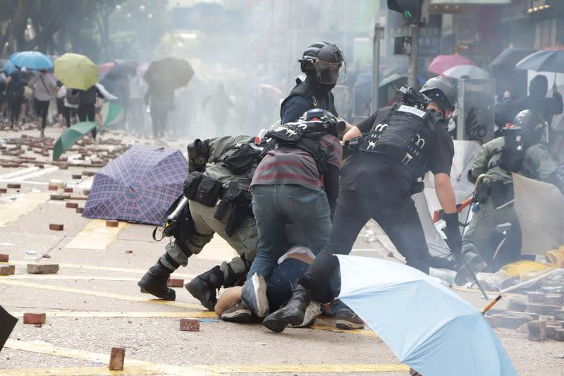 反送中警民衝突　聚集理工大學（7） (圖)