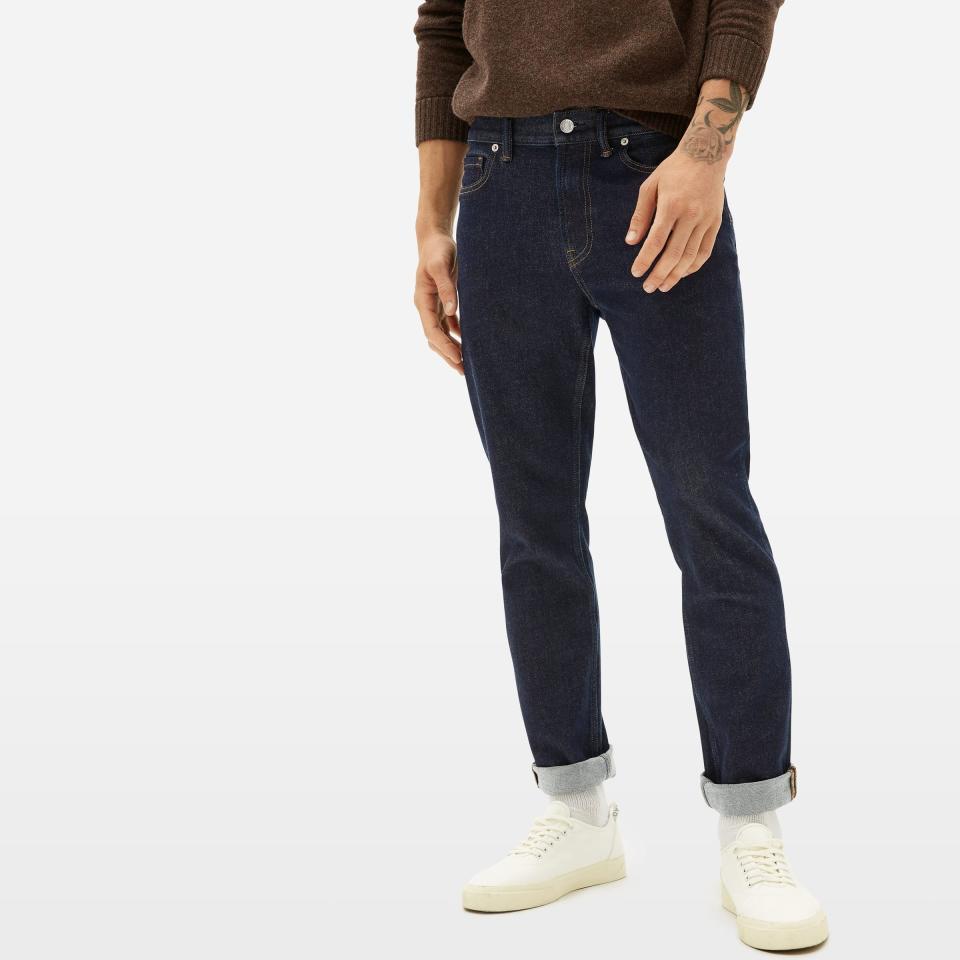 Everlane Slim 4-Way Stretch Organic Jean, most comfortable jeans for men