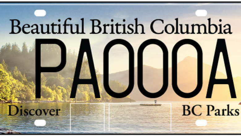 ICBC unveils new B.C. Parks licence plates