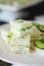 <p>This classic brunch sandwich is about as traditional as it gets (in a good way!). </p><p><em><a href="http://www.thekitchenismyplayground.com/2015/08/cucumber-tea-sandwiches-3-spreads-3-ways.html?m=1" rel="nofollow noopener" target="_blank" data-ylk="slk:Get the recipe from The Kitchen is My Playground »;elm:context_link;itc:0;sec:content-canvas" class="link ">Get the recipe from The Kitchen is My Playground »</a></em></p>