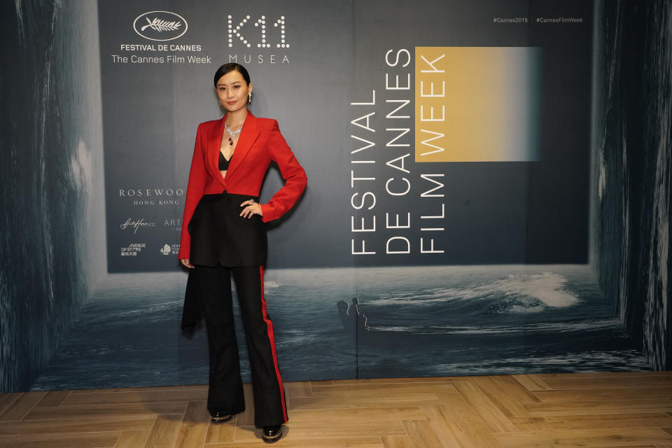 HONG KONG, CHINA - NOVEMBER 12: Fala Chen arrives at the opening ceremony of Festival de Cannes Film Week in Asia at K11 Musea on November 12, 2019 in Hong Kong, China. (Photo by Theodore Kaye/Getty Images for Festival de Cannes Film Week in Asia)