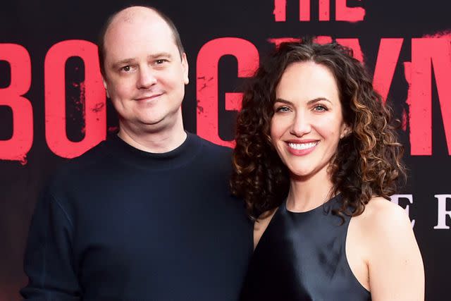 <p>Alberto E. Rodriguez/Getty</p> Mike Flanagan and Kate Siegel at the premiere of "The Boogeyman" in 2023