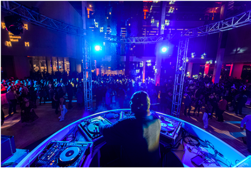 DJ Maseo at PAMM Presents, the museum’s annual Art Week party.