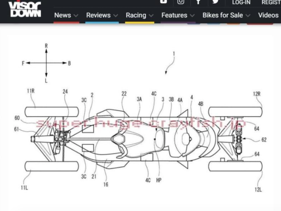 Yamaha 最新專利設計圖曝光，將打造四輪的特殊車款。
